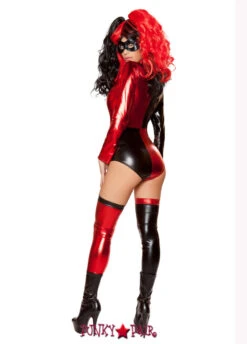 Roma R-10047, Evil Villainous Romper Costume -Funky Lingerie Outlet 10047 Back 74802.1632002012