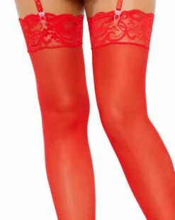 LA-1011, Nylon Stockings Sheer Lace Top 17 LA-1011, Nylon Stockings Sheer Lace Top -Funky Lingerie Outlet 1011 red C 54039.1694711468
