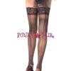 LA-1042, Seam Stockings Lace Back Thigh High