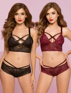 STM-10784, Rose Galloon Lace Bralette