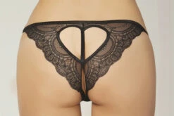 STM-10836, Lace And Open Crotch Panty -Funky Lingerie Outlet 10836 Black B 99406.1512466866