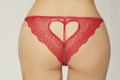 STM-10836, Lace And Open Crotch Panty -Funky Lingerie Outlet 10836 Red B 55686.1512466866