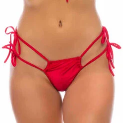 11003SL, Tie Side Bottom By Bodyzone -Funky Lingerie Outlet 11003 Red 52410.1683265604