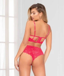 STM-11091, Mesh Fence Net And Lace Bra Set 9 STM-11091, Mesh Fence Net And Lace Bra Set -Funky Lingerie Outlet 11091 NEONPINK B 96952.1647719007