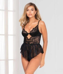 STM-11096, Floral Lace Romper