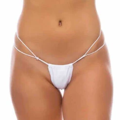 1199SL, Beaded Thong By Bodyzone -Funky Lingerie Outlet 1199 Wht 98499.1683307490
