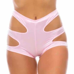 12002SL, Cutout Booty Short By Bodyzone