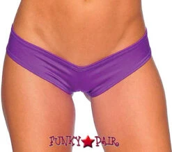 Dancer Scrunch Back Micro Shorts -Funky Lingerie Outlet 1244SL Purple 05830.1636659610