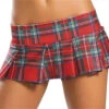 Roma 1303LP, School Girl Red Plaid Skirt -Funky Lingerie Outlet 1303LP2 45106.1689469145