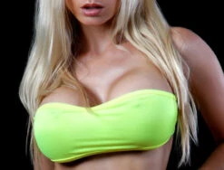 Dancer Solid Color Bandeau Top