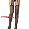 LA-1656, Fishnet Stockings Lace Garterbelt