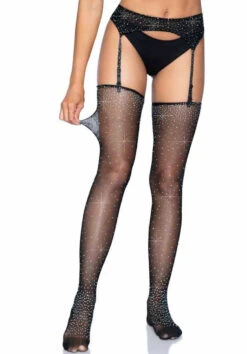 LA-1950, Rhinestone Micro Net Stocking And Garter Belt Set By Leg Avenue 11 LA-1950, Rhinestone Micro Net Stocking And Garter Belt Set By Leg Avenue -Funky Lingerie Outlet 1950 3 78241.1659375249