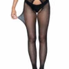 LA-1951, Micro Net Strappy Waist Tights By Leg Avenue -Funky Lingerie Outlet 1951 010 001 49852.1657904646