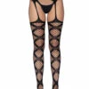 LA-1954, Faux Wrap Net Garter Stockings By Leg Avenue 1 LA-1954, Faux Wrap Net Garter Stockings By Leg Avenue -Funky Lingerie Outlet 1954 09 001 43599.1657905760