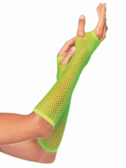 LA-2024, Net Fingerless Gloves By Leg Avenue