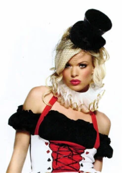 LEG AVENUE 2063, Mini Top Hat With Veil -Funky Lingerie Outlet 2063.1 40769.1569620103