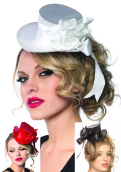 LEG AVENUE LA-2135, Satin Top Hat