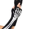 LA-2144, Skeleton Fingerless Gloves -Funky Lingerie Outlet 2144 99484.1406832879