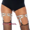 LA-2168, Studded Thigh High Garter -Funky Lingerie Outlet 2168 49527.1535962983