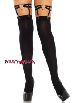 LA-2332, Garter Suspender With Heart