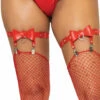 LA2334, Thigh High Bow Garter -Funky Lingerie Outlet 2334 001 003 49740.1669101493