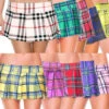 ML-25074, Mini Plaid Skirt By Music Legs -Funky Lingerie Outlet 25074 39123.1661274641
