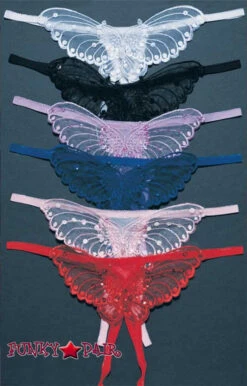 Leg Avenue | LA-2600, Butterfly Crotchless Panty