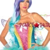 LEG AVENUE LA-2669, Rainbow Sequin Corset -Funky Lingerie Outlet 2669 18769.1406851332