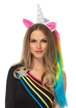 A2781, Unicorn Headband With Wig Mane