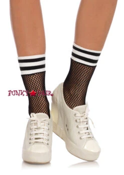 LA-3045, Fishnet Athletic Anklets