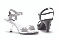 305-Juliet 3" Low Heel Ankle Strap Sandal CLEARANCE