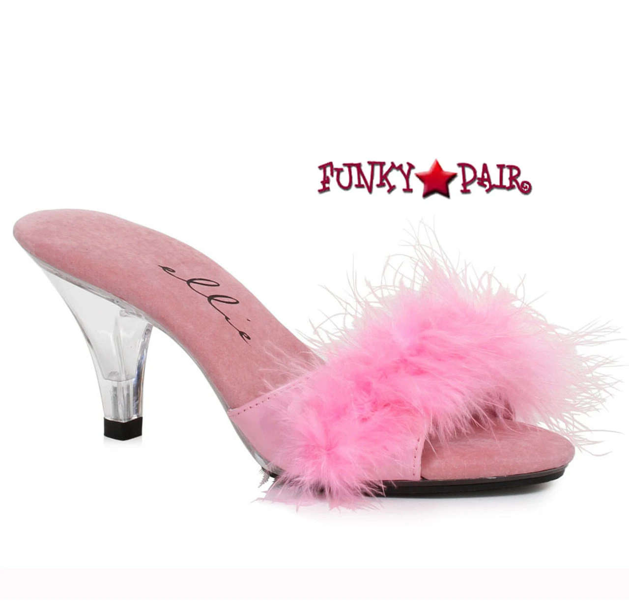 305-Sasha 3" Marabou Slipper 6 305-Sasha 3" Marabou Slipper - Image 4