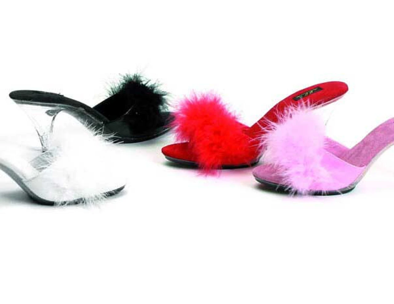 305-Sasha 3" Marabou Slipper 3 305-Sasha 3" Marabou Slipper
