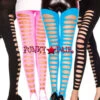 MUSIC LEGS ML-35229, Big Hole Stirrup Leggings -Funky Lingerie Outlet 35229 46854.1406857006