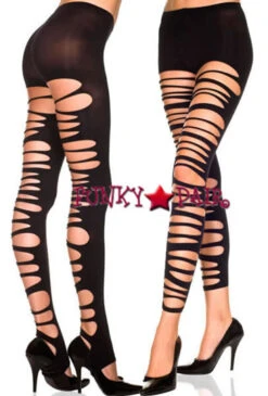 MUSIC LEGS ML-35243, Sexy Ripped Leggings