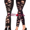 MUSIC LEGS ML-35246, DesignerTattered Stirrup Leggings -Funky Lingerie Outlet 35246 68238.1406857236