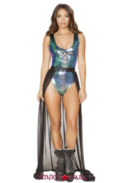 Roma R-3559, Rave Rompers Lace-Up Detail -Funky Lingerie Outlet 3559 IB 3570 Blk 93450.1659138574