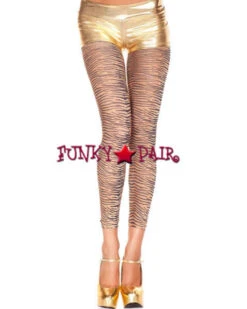 MUSIC LEGS ML-35806, Capri Tiger Print Leggings