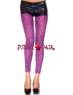 MUSIC LEGS ML-35809, Ladies Leopard Print Leggings