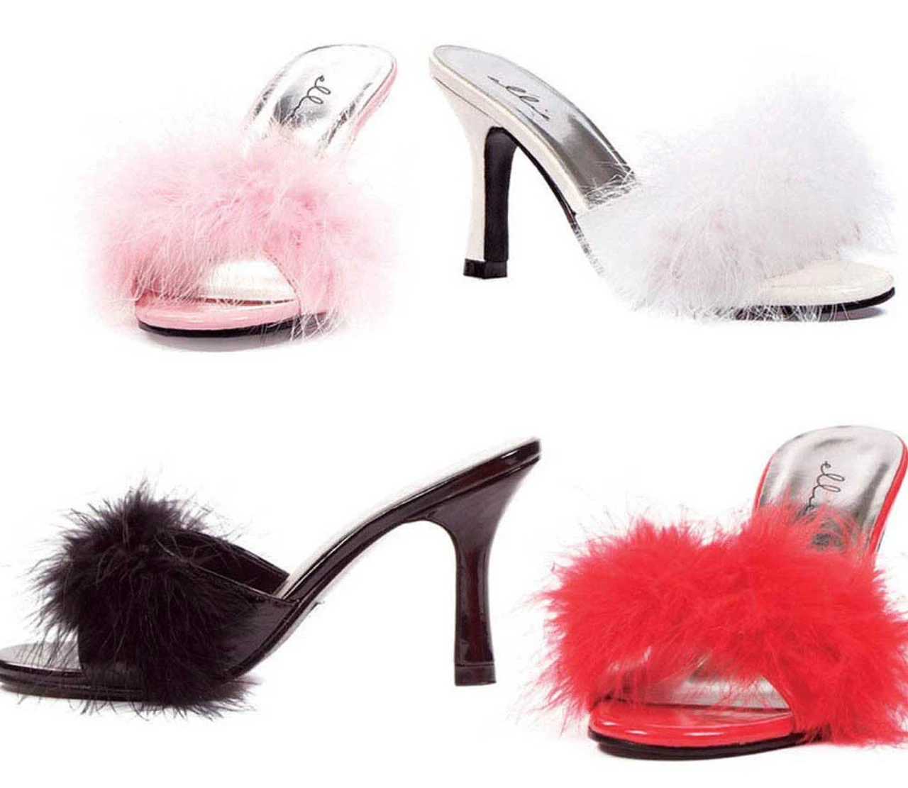361-Sasha 3.5" Fur Marabou Slipper CLEARANCE 3 361-Sasha 3.5" Fur Marabou Slipper CLEARANCE