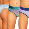 Roma SHIMMER THONG RAVE SHORTS R-3711 -Funky Lingerie Outlet 3711 96157.1654105585