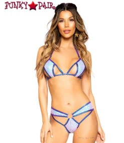 Roma R-3712, CUTOUT SEQUIN TIE RAVE TOP -Funky Lingerie Outlet 3712 3716 PB 91989.1659810602