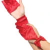 LEG AVENUE LA-3737, Satin Cut Out Gloves -Funky Lingerie Outlet 3737 28790.1432025593