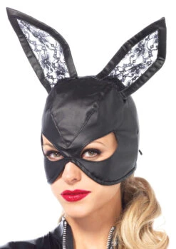 LEG AVENUE LA-3745, Bunny Mask With Lace Ears