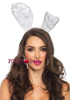 LA-3753, White Lace Bunny Ear