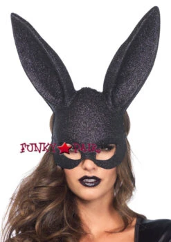 LA-3760, Glitter Masquerade Rabbit Mask