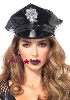 LEG AVENUE LA-3761, Vinyl Police Hat