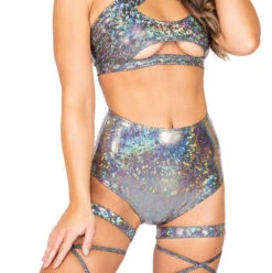 Roma R-3841, HIGH WAISTED SHORTS -Funky Lingerie Outlet 3841S 81124.1594673854