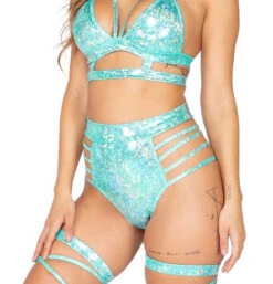 Roma R-3845, STRAPPY HIGH WAISTED SHORTS