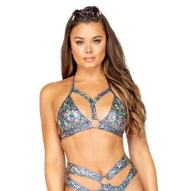 Roma R-3846, STRAPPY TOP WITH O-RING DETAIL -Funky Lingerie Outlet 3846S 34470.1649278478